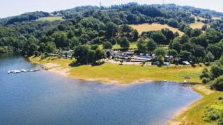 Camping La Romiguiere : Le camping vu de drone 2