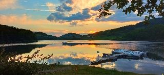 Camping La Romiguiere : Et toujours ces couchers de soleil